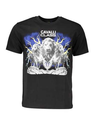 CAVALLI CLASS T-SHIRT MANICHE CORTE UOMO NERO