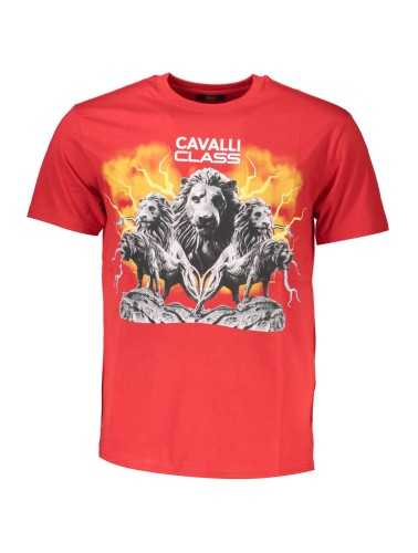 CAVALLI CLASS T-SHIRT MANICHE CORTE UOMO ROSSO