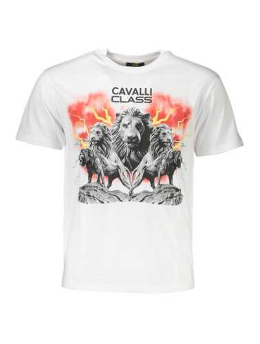 CAVALLI CLASS T-SHIRT MANICHE CORTE UOMO BIANCO