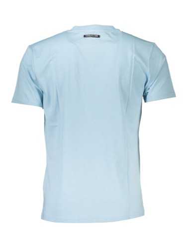 CAVALLI CLASS T-SHIRT MANICHE CORTE UOMO AZZURRO