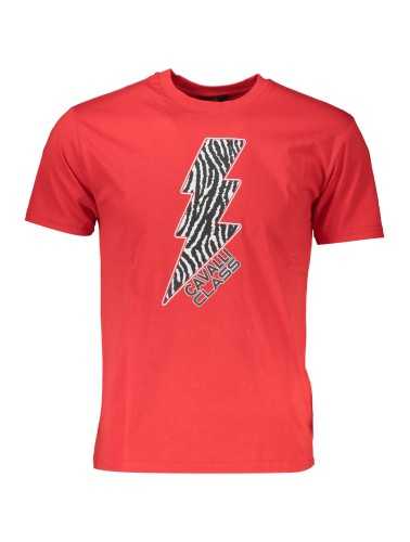 CAVALLI CLASS T-SHIRT MANICHE CORTE UOMO ROSSO