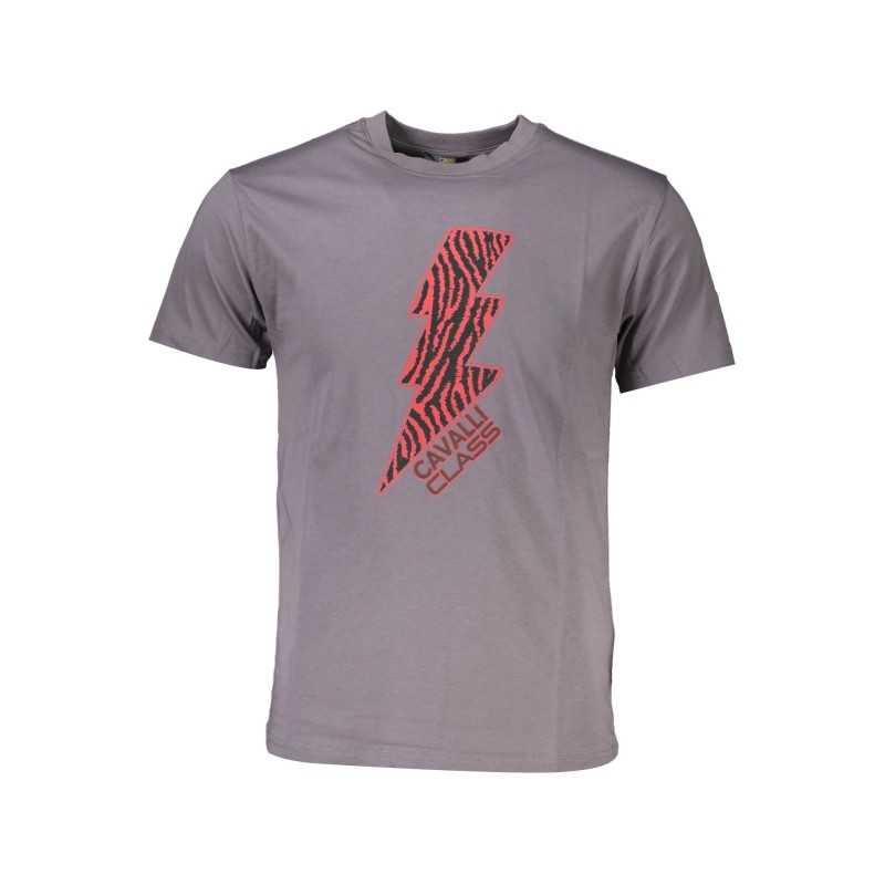 CAVALLI CLASS T-SHIRT MANICHE CORTE UOMO GRIGIO