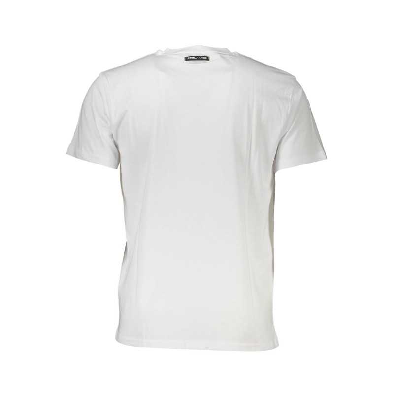 CAVALLI CLASS T-SHIRT MANICHE CORTE UOMO BIANCO