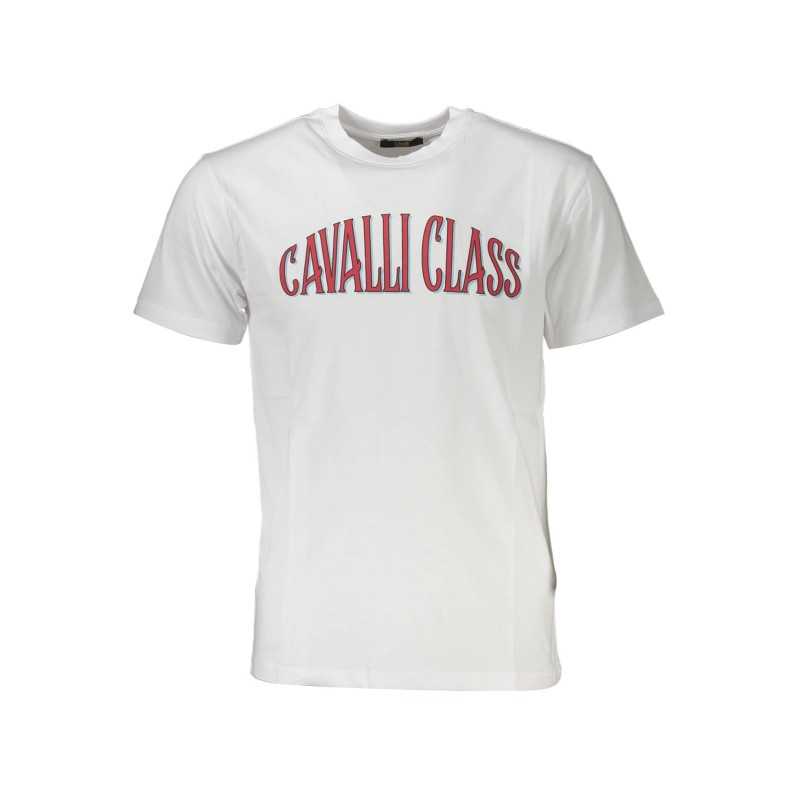 CAVALLI CLASS T-SHIRT MANICHE CORTE UOMO BIANCO