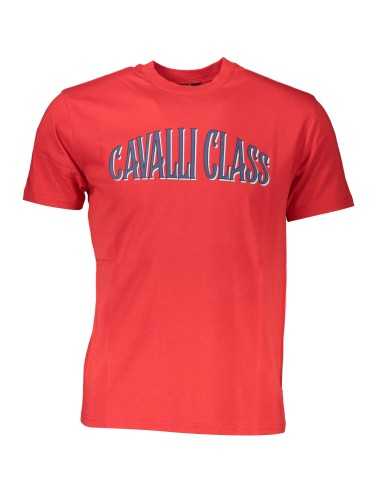 CAVALLI CLASS T-SHIRT MANICHE CORTE UOMO ROSSO