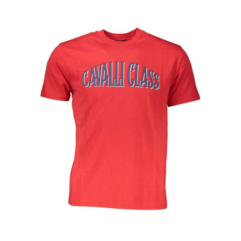 CAVALLI CLASS T-SHIRT MANICHE CORTE UOMO ROSSO