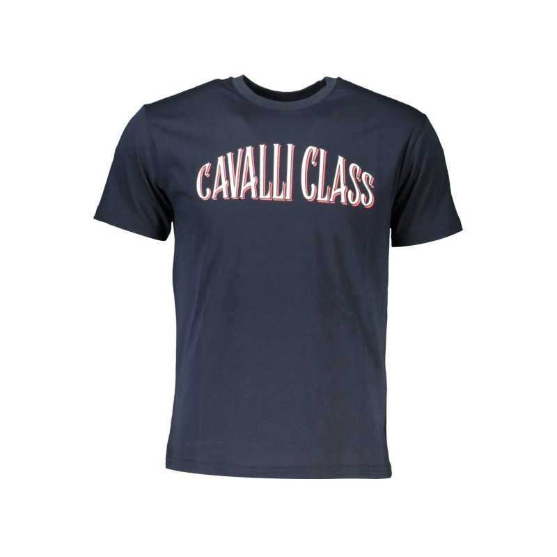 CAVALLI CLASS T-SHIRT MANICHE CORTE UOMO BLU