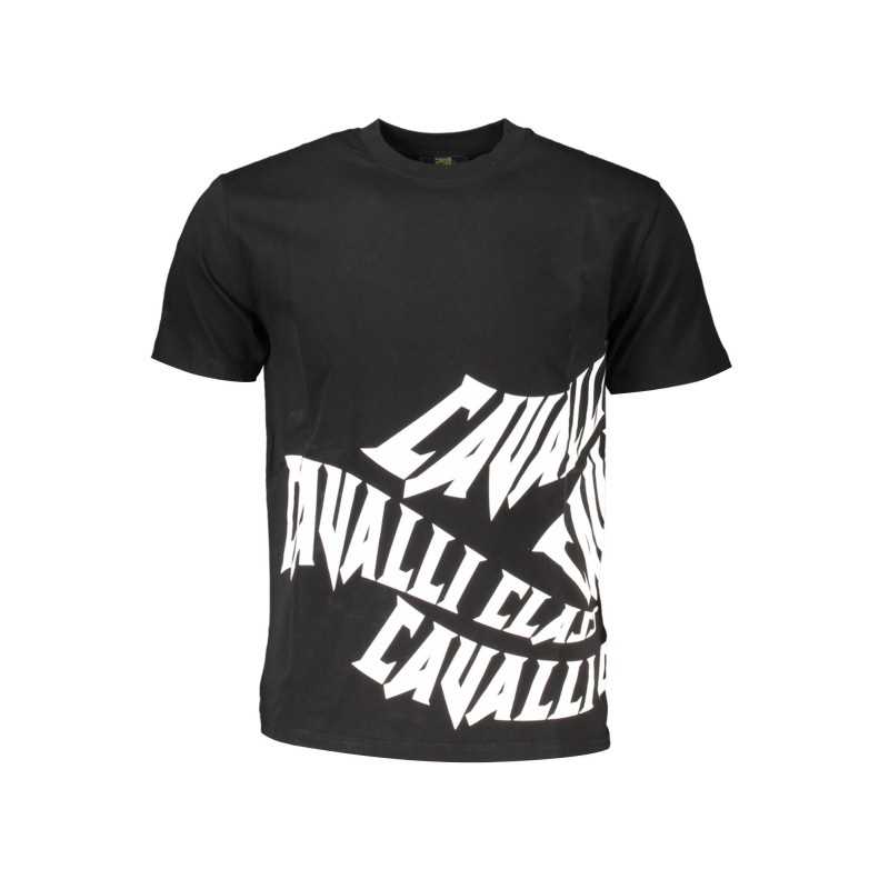 CAVALLI CLASS T-SHIRT MANICHE CORTE UOMO NERO