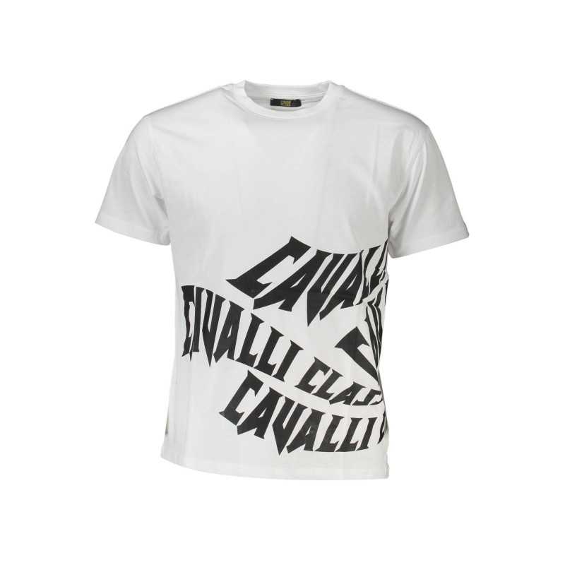 CAVALLI CLASS T-SHIRT MANICHE CORTE UOMO BIANCO