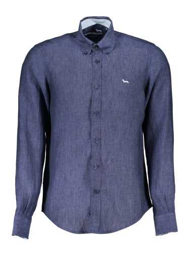 HARMONT & BLAINE BLUE MAN LONG SLEEVED SHIRT