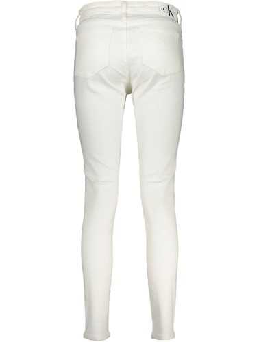 CALVIN KLEIN WOMEN'S DENIM JEANS WHITE