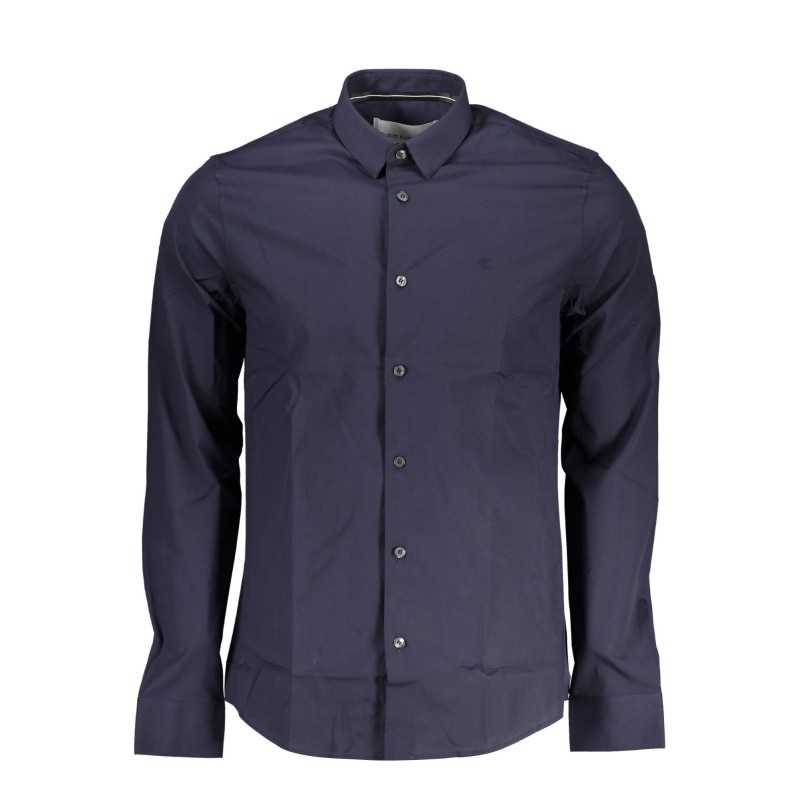 CALVIN KLEIN CAMICIA MANICHE LUNGHE UOMO BLU