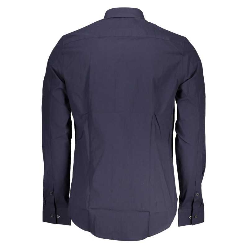 CALVIN KLEIN CAMICIA MANICHE LUNGHE UOMO BLU