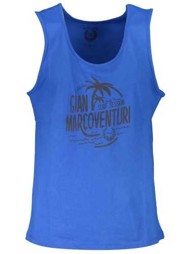 GIAN MARCO VENTURI MAN BLUE TANK TOP