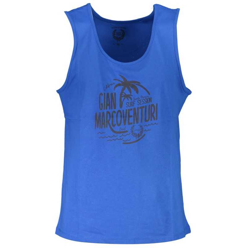 GIAN MARCO VENTURI MAN BLUE TANK TOP