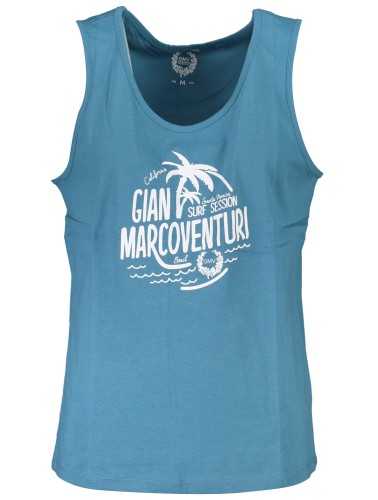 GIAN MARCO VENTURI MAN BLUE TANK TOP