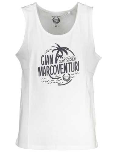 GIAN MARCO VENTURI WHITE MAN TANK TOP