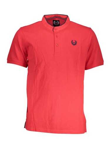 GIAN MARCO VENTURI MEN'S POLO SHORT SLEEVE RED