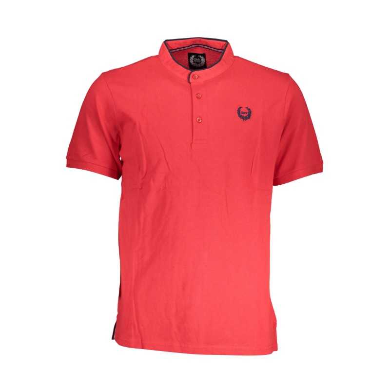 GIAN MARCO VENTURI MEN'S POLO SHORT SLEEVE RED