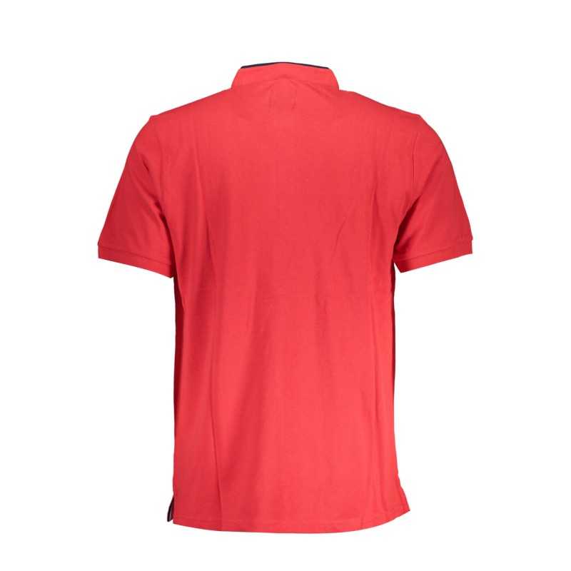 GIAN MARCO VENTURI MEN'S POLO SHORT SLEEVE RED