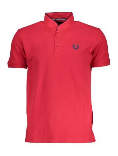 GIAN MARCO VENTURI MEN'S POLO SHORT SLEEVE RED