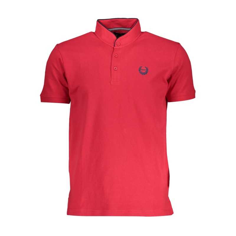 GIAN MARCO VENTURI MEN'S POLO SHORT SLEEVE RED