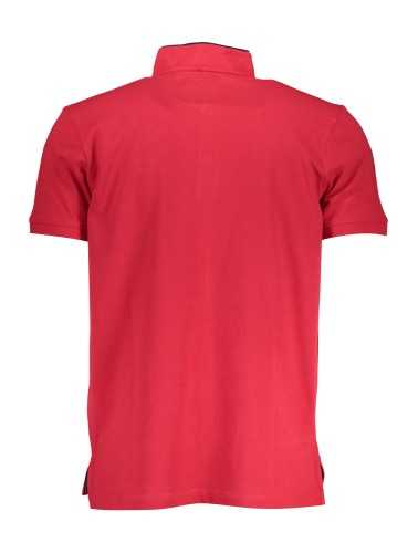 GIAN MARCO VENTURI MEN'S POLO SHORT SLEEVE RED