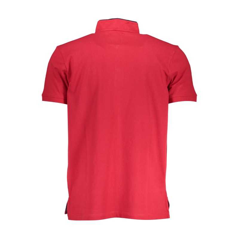 GIAN MARCO VENTURI MEN'S POLO SHORT SLEEVE RED