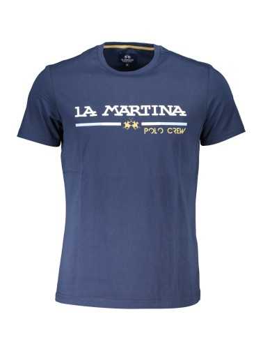 LA MARTINA BLUE MAN SHORT SLEEVE T-SHIRT