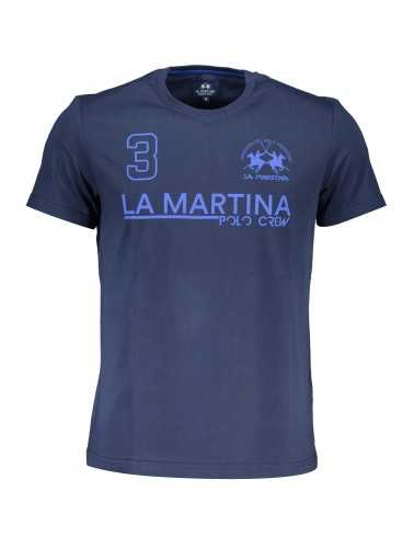 LA MARTINA T-SHIRT MANICHE LUNGHE UOMO BLU