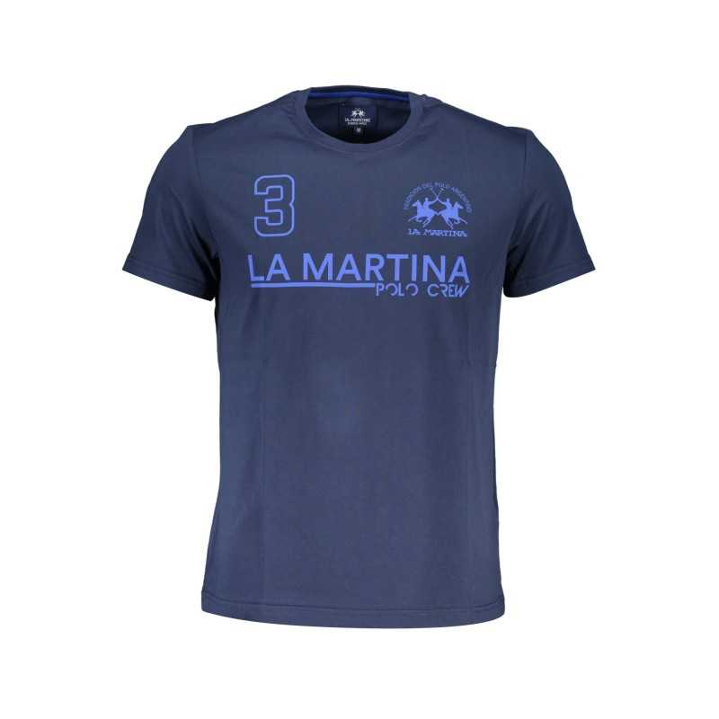 LA MARTINA T-SHIRT MANICHE LUNGHE UOMO BLU