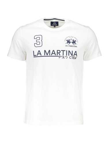 LA MARTINA WHITE MAN SHORT SLEEVE T-SHIRT