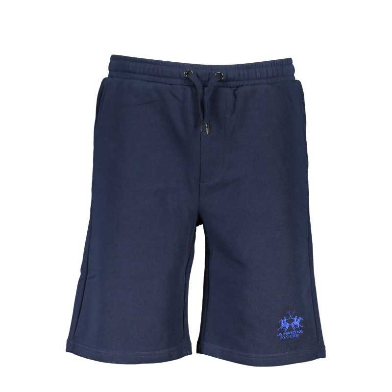 LA MARTINA BLUE MEN'S BERMUDA PANTS