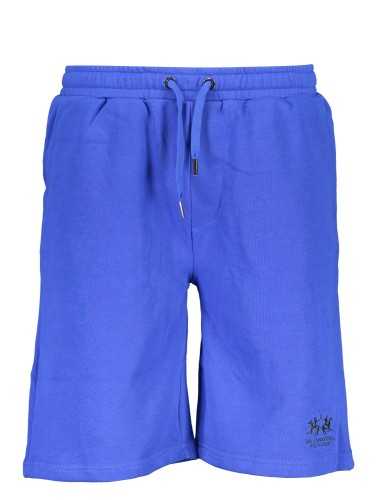 LA MARTINA BLUE MEN'S BERMUDA PANTS