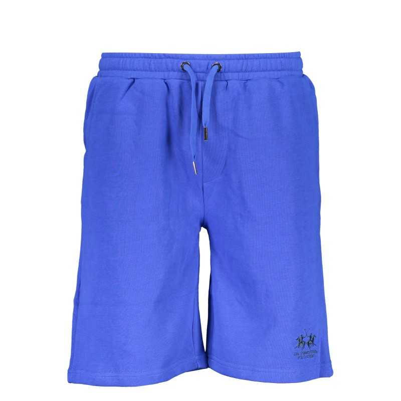 LA MARTINA BLUE MEN'S BERMUDA PANTS