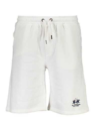 LA MARTINA WHITE MEN'S BERMUDA PANTS