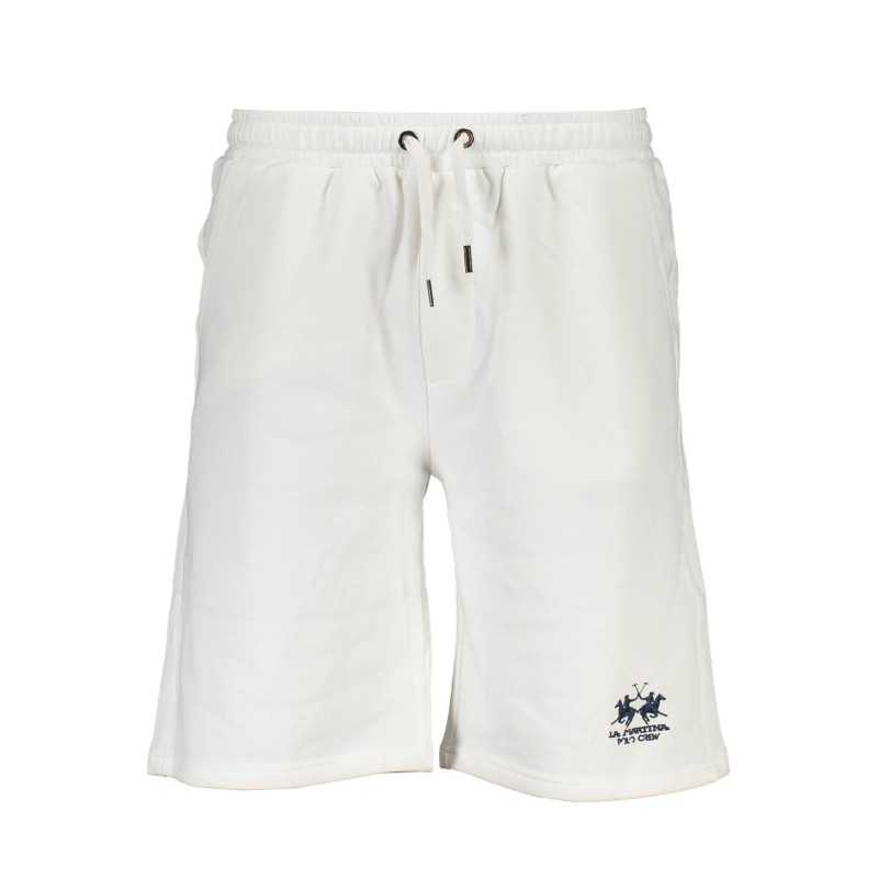 LA MARTINA WHITE MEN'S BERMUDA PANTS