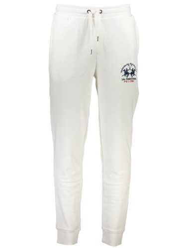 LA MARTINA WHITE MEN'S TROUSERS