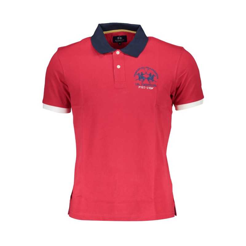 LA MARTINA POLO SHORT SLEEVE MAN RED