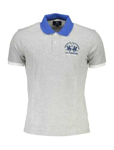 LA MARTINA POLO SHORT SLEEVE MAN GRAY