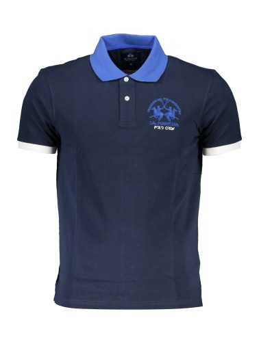 LA MARTINA POLO SHORT SLEEVE MAN BLUE