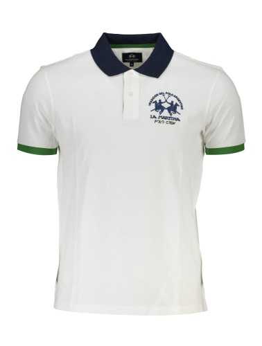 LA MARTINA POLO SHORT SLEEVE MAN WHITE