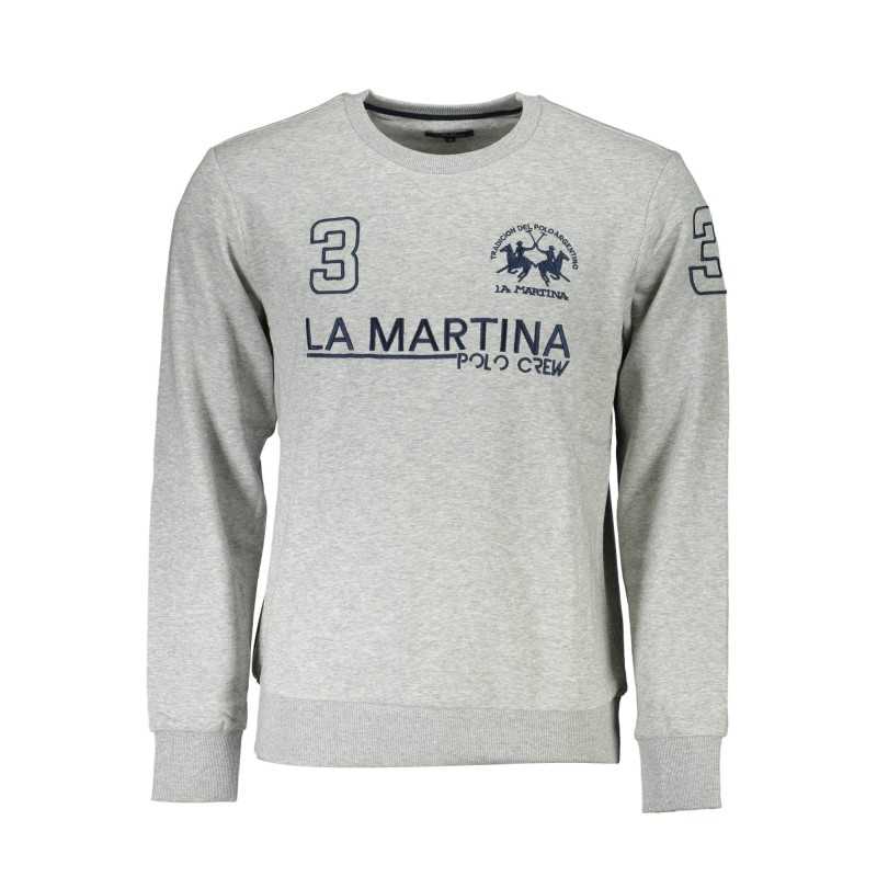 LA MARTINA SWEATSHIRT WITHOUT ZIP GRAY MAN