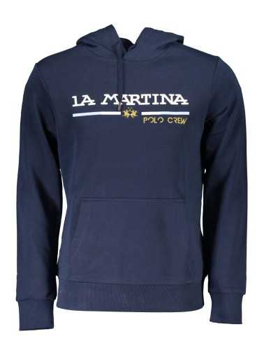 LA MARTINA BLUE MEN'S SWEATSHIRT WITHOUT ZIP