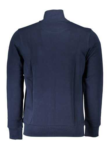 LA MARTINA MEN'S BLUE ZIPPED SWEATSHIRT