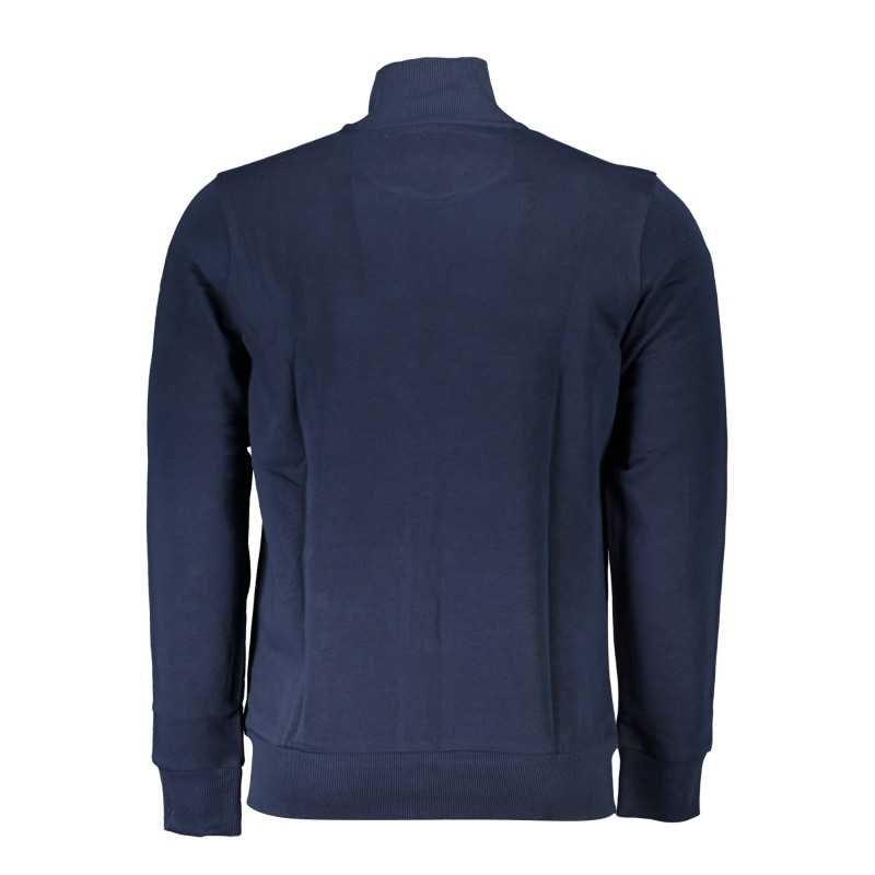 LA MARTINA MEN'S BLUE ZIPPED SWEATSHIRT