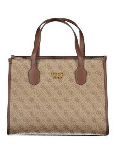 GUESS JEANS BEIGE WOMEN'S BAG