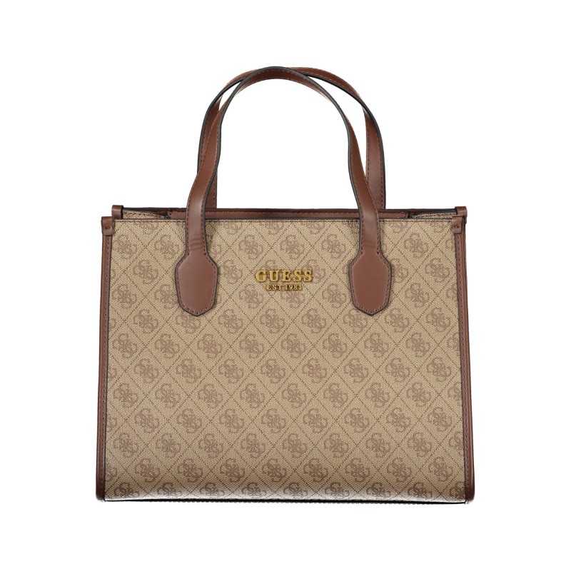 GUESS JEANS BEIGE WOMEN'S BAG