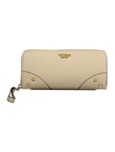 GUESS JEANS WOMEN'S WALLET BEIGE