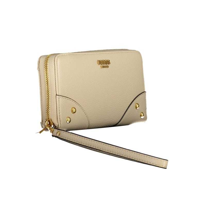 GUESS JEANS WOMEN'S WALLET BEIGE